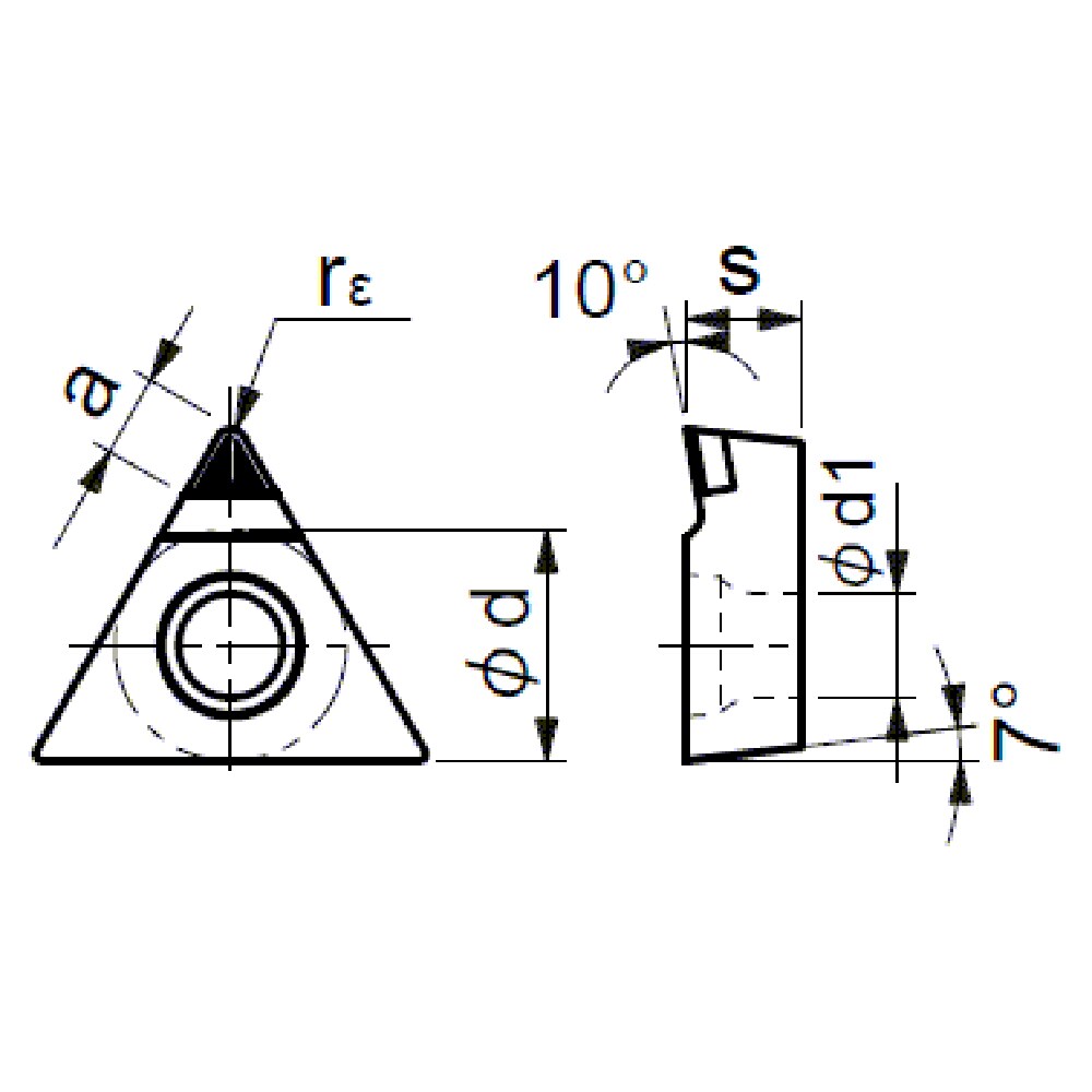 Beli Tungaloy External & Internal Turning Insert TCMT-DIA